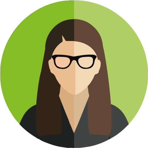 Melissa-About-us-vector-green-background