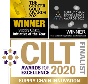 Awards won by Simply Supply Chain for the Drop and Drive Group and GFR